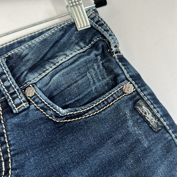 Silver Jeans Co. Suki Mid Capri Cropped Denim - Picture 4 of 14